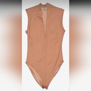 Zara Tan Bodysuit Tan Small